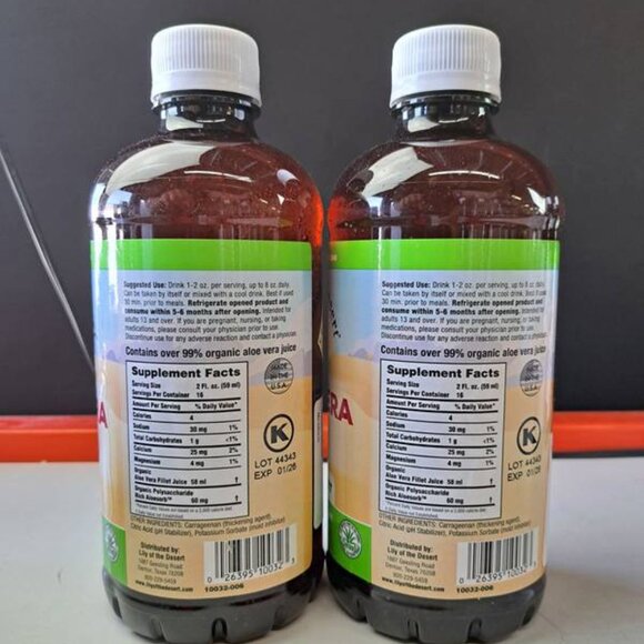 Lily of the Desert Aloe Vera Gel - Inner Fillet, 32floz 946ml Expiry Jan2026 - Picture 4 of 5